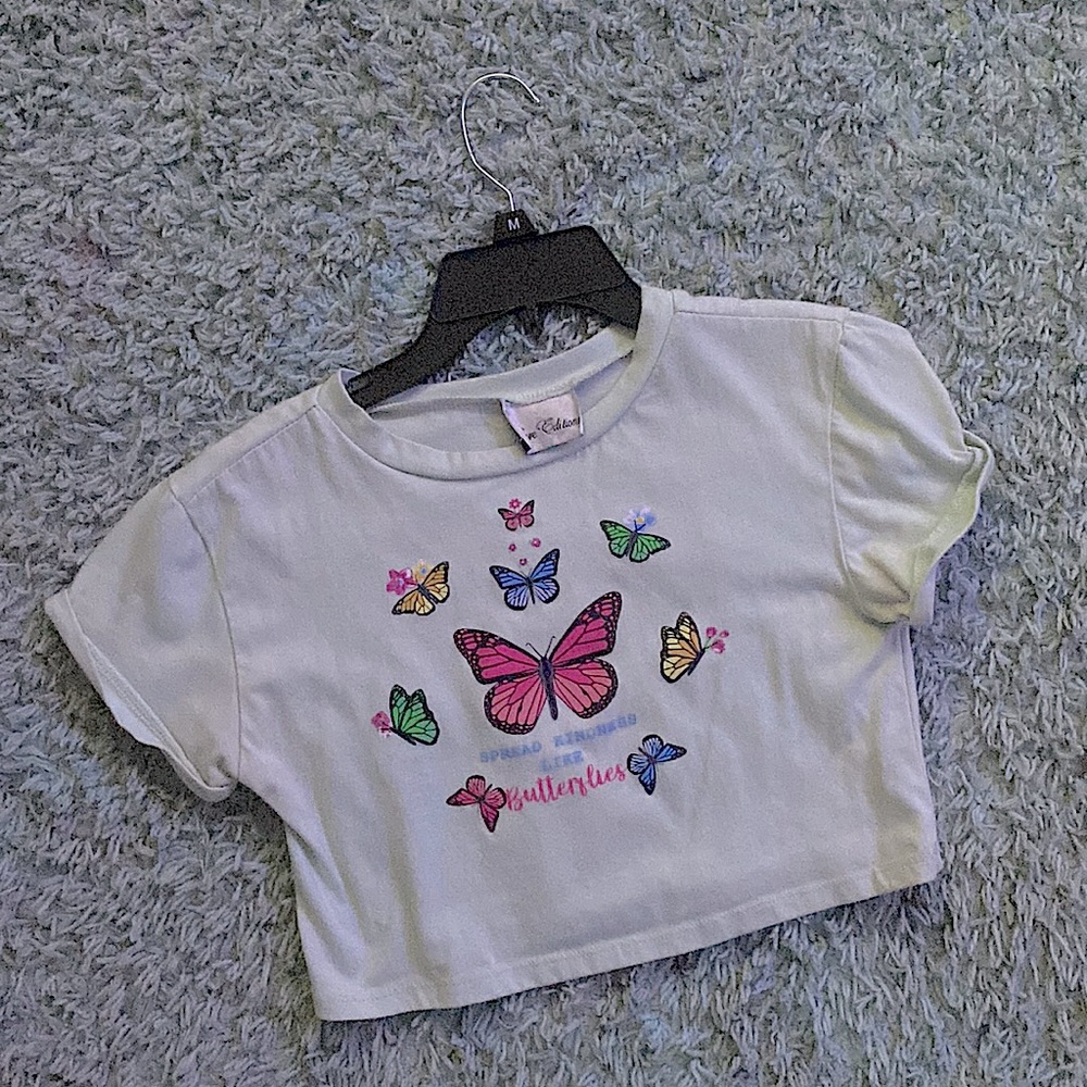 Selling cute butterfly shirt from belk